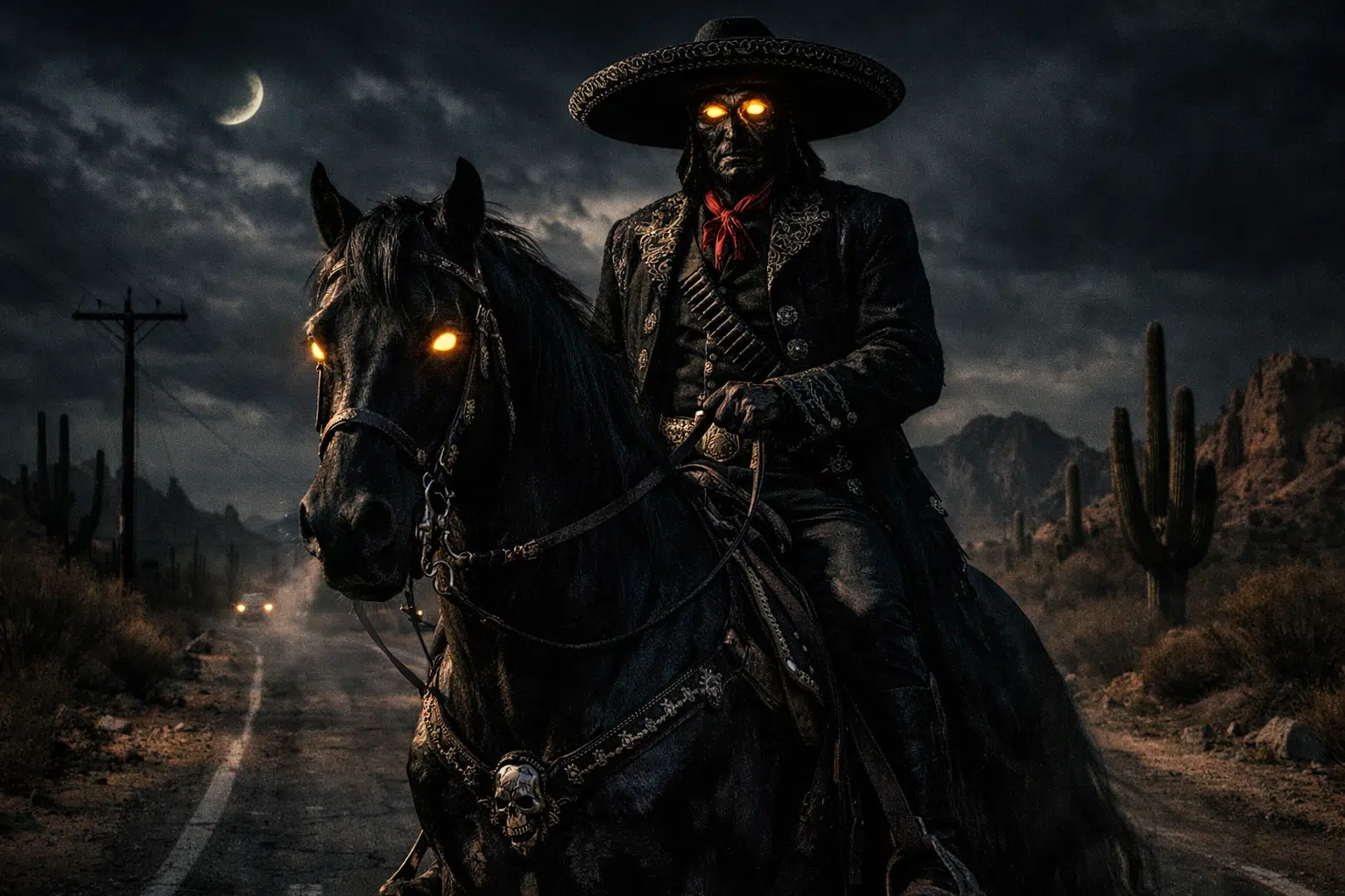 encuentro con el charro negro
