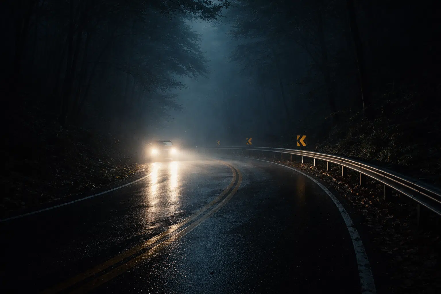 carretera chica de la curva misterio 