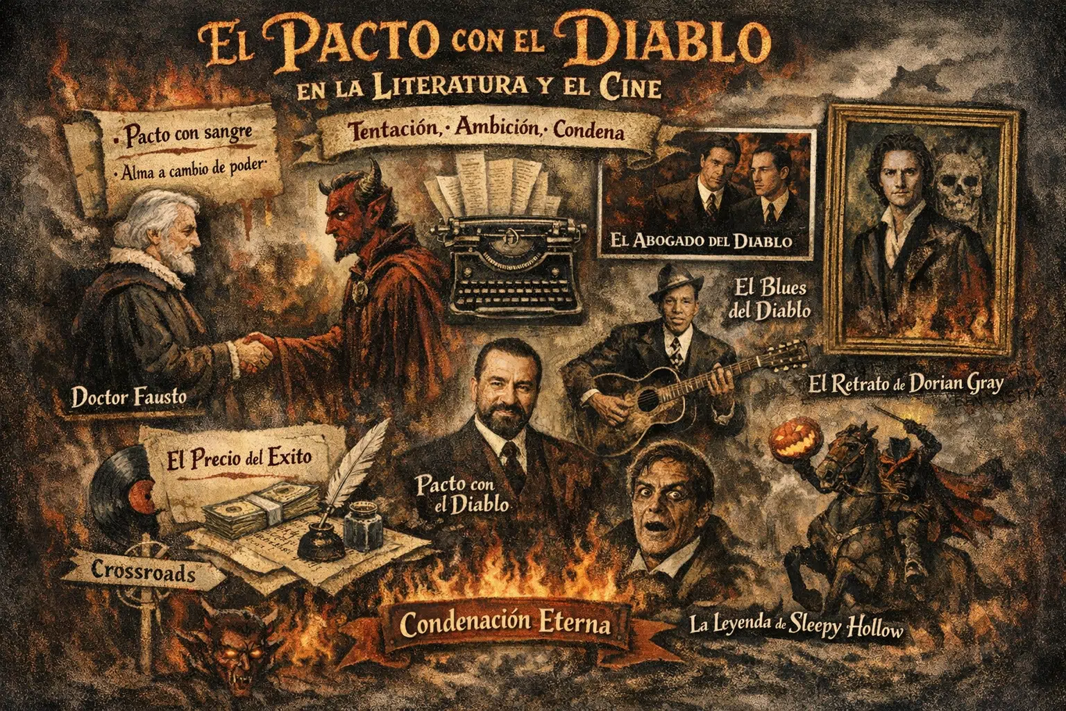pacto con el diablo en la literatura y el cine
